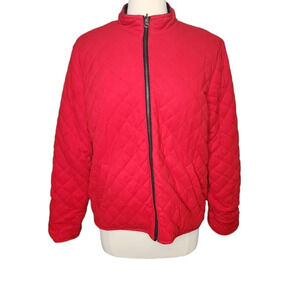 Vintage Chico's Celastrus Reversible Jacket Chico Size 1 Red Black